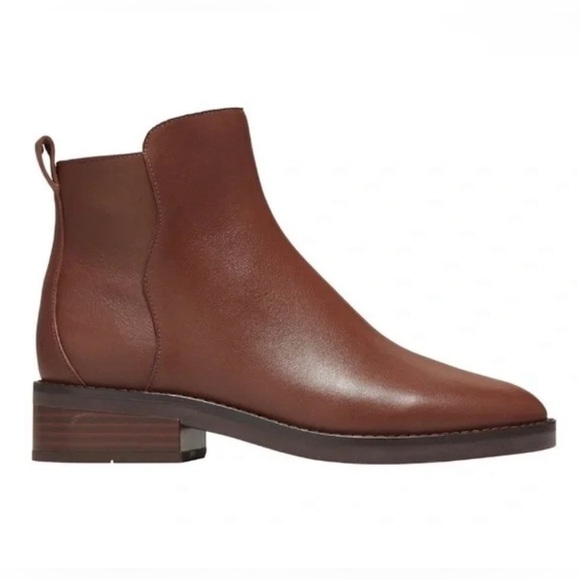 Cole Haan Sequoia Leather River Chelsea Bootie Boot - Picture 4 of 12